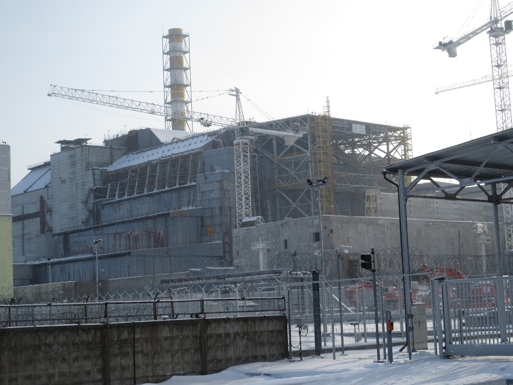 The exploded Chernobyl Reactor today.