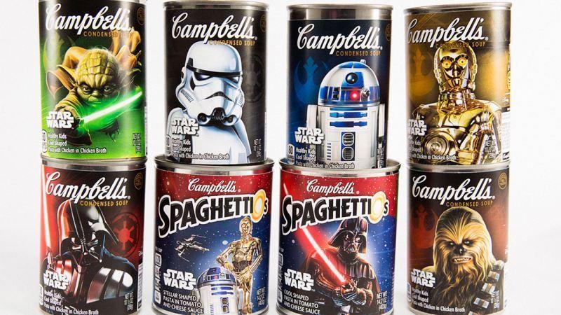 star wars campbell soup cans COMP